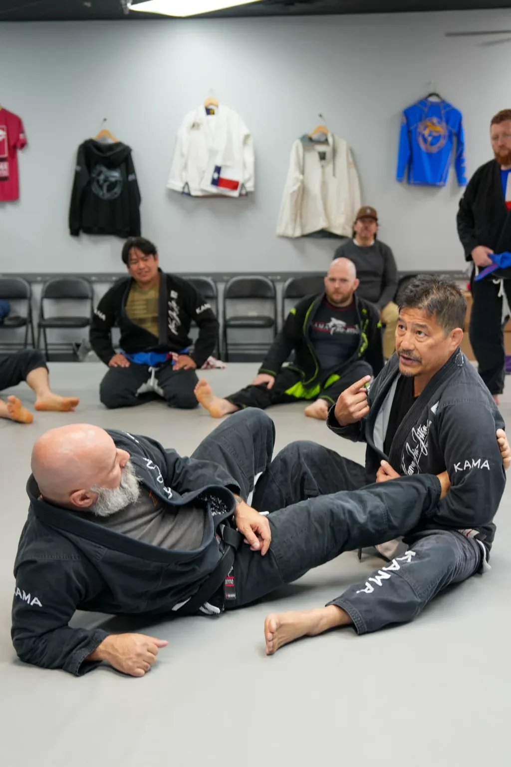 Adult martial arts students